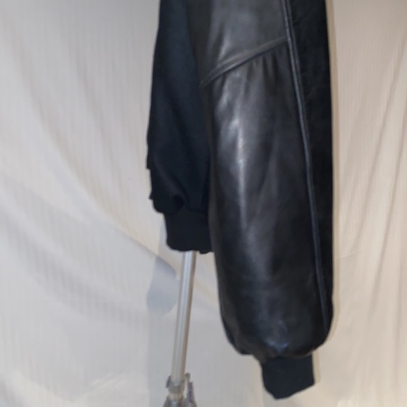 Rare “VERVE” Varsity Style Leather Jacket -Sz. XL - Picture 8 of 13